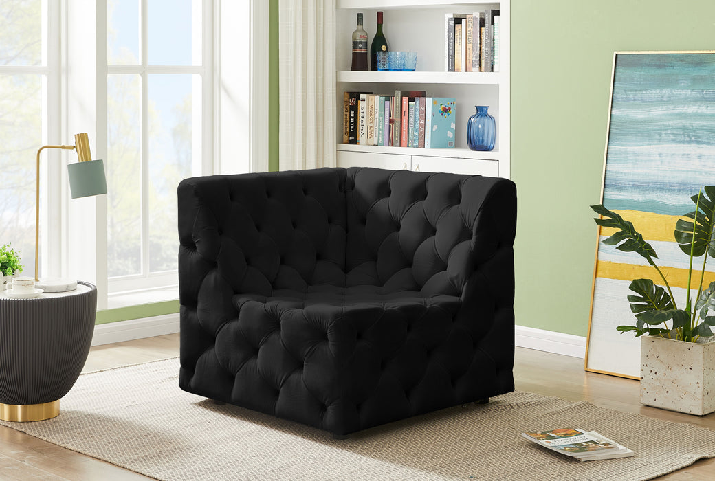 Tuft - Corner Chair - Black