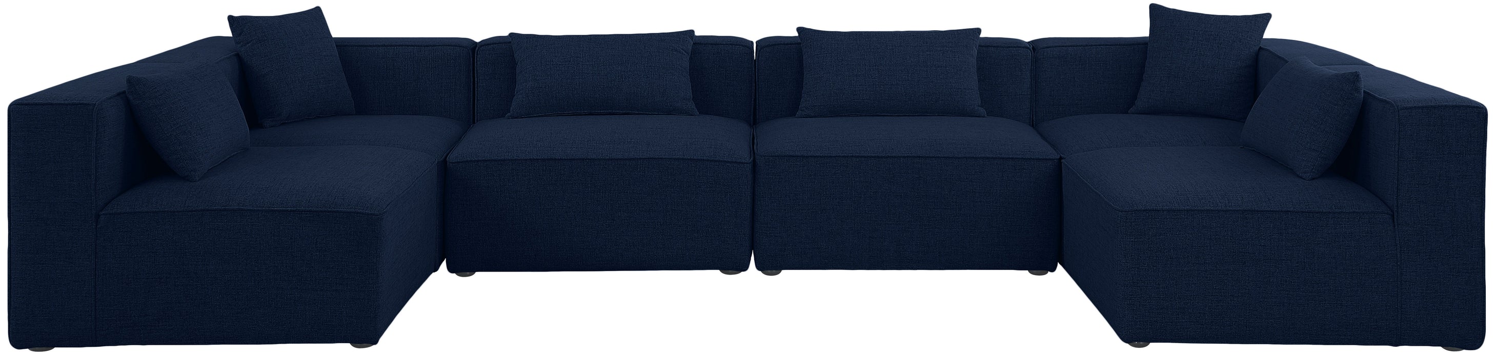 Cube - Modular Sectional 6 Piece - Navy