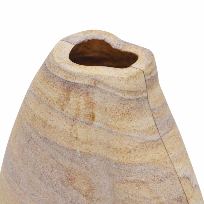 Saava - Curved Vase - Sandstone