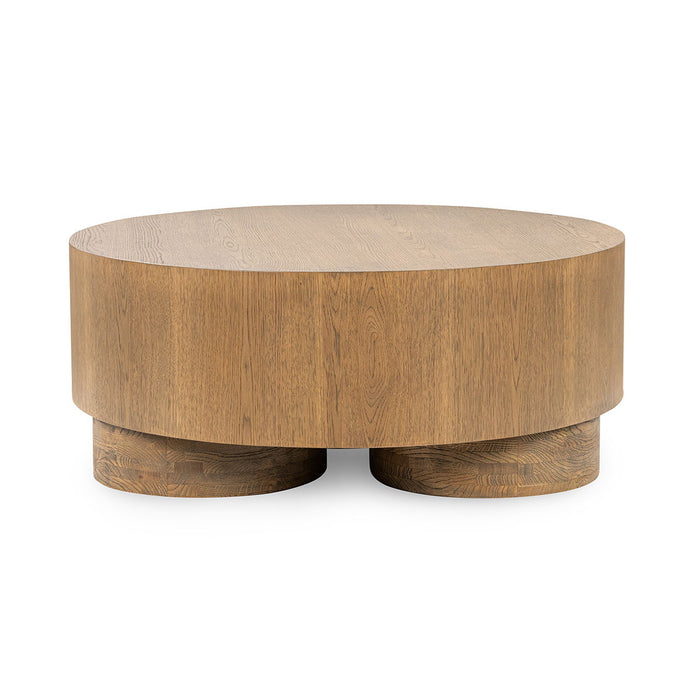 Runa - Oak Veneer 42" Coffee Table - Latte Brown