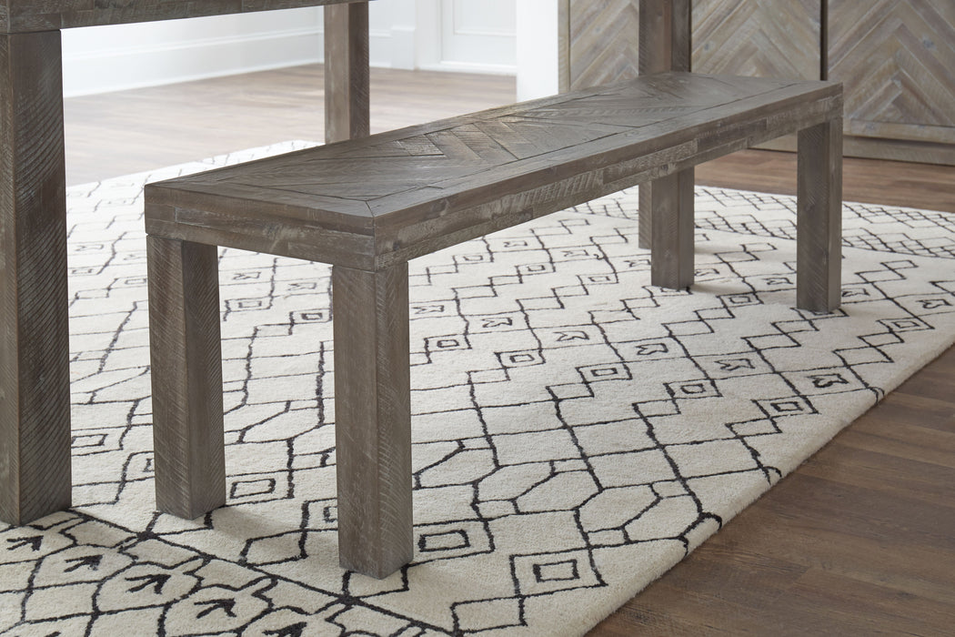 Herringbone Bench - R Latte