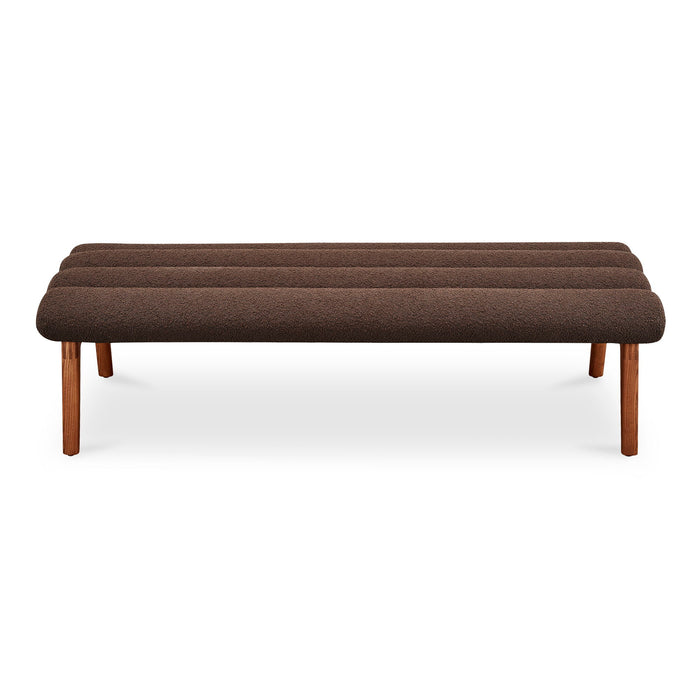 Arlo - Bench Performance Fabric - Dark Brown