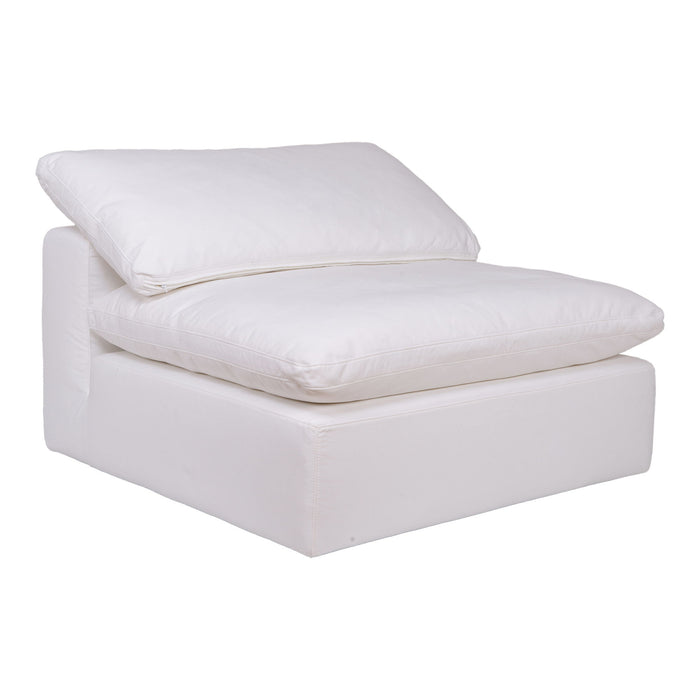 Clay - Slipper Chair Livesmart Fabric - Cream