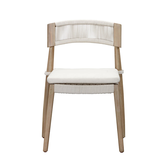 Gata - Outdoor Dining Chair (Set of 2) - Cream