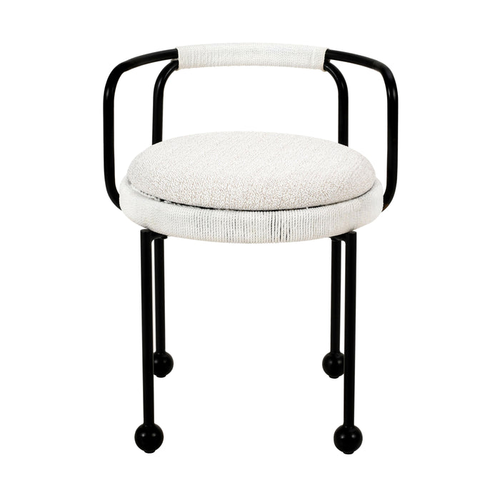 Pansy - Outdoor Dining Chair - Cream