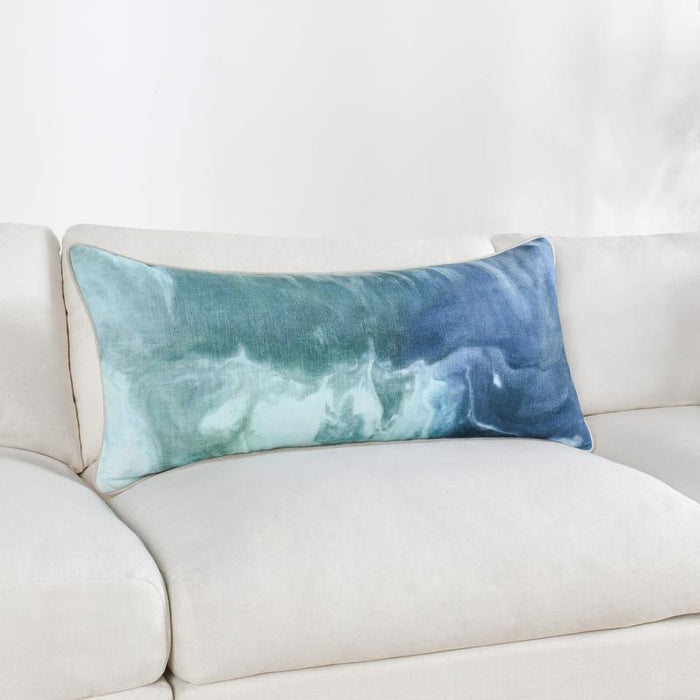 Stillness - ST Mantra Pillow - Capri Blue Multi