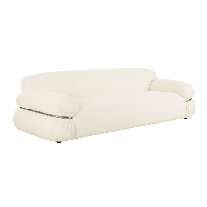 Leyla - Boucle Sofa - Cream