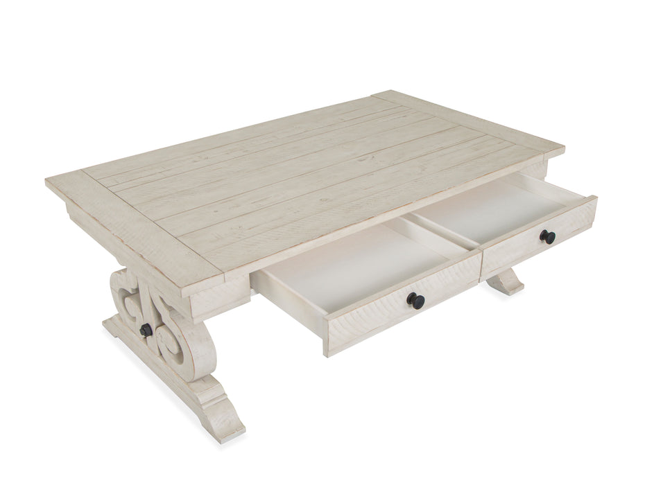 Bronwyn - Rectangular Cocktail Table - Alabaster