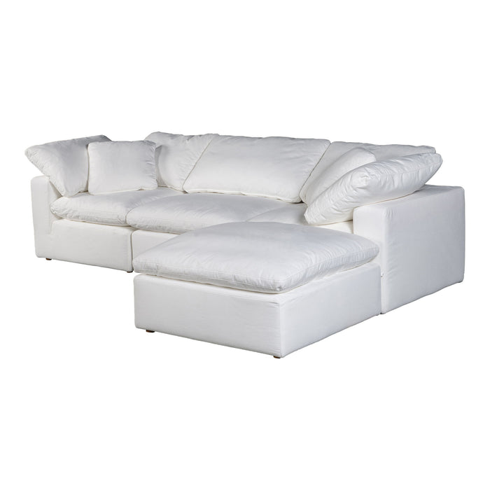 Terra - Condo Lounge Modular Sectional Livesmart Fabric - Cream