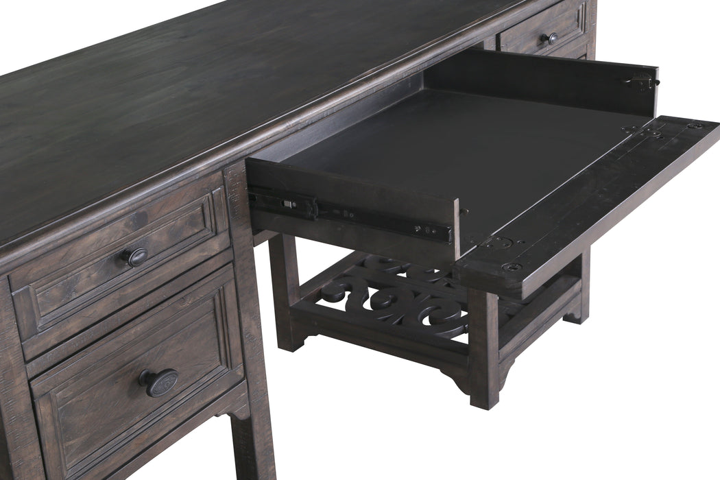 Bellamy - Desk With Hutch - Peppercorn