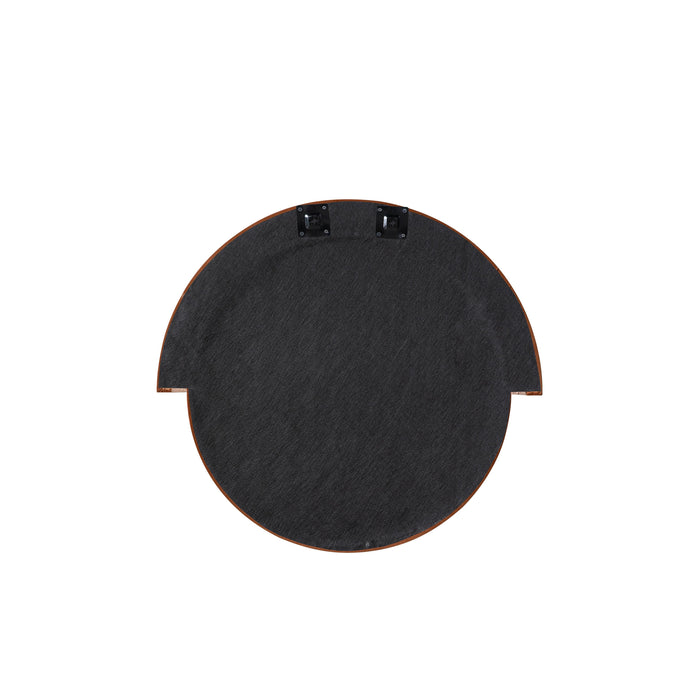 Lally - Velvet Round Wall Mirror