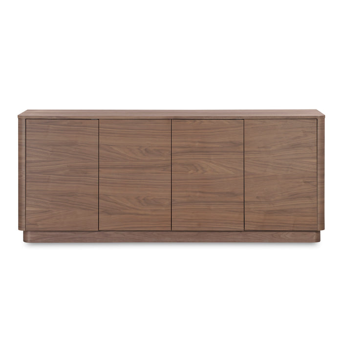 Round - Off Sideboard - Dark Brown