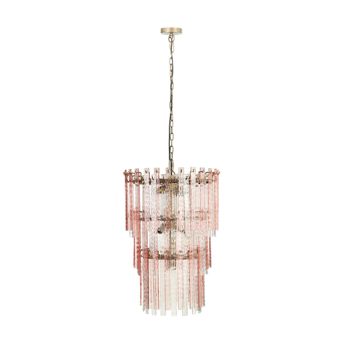 Hampshire - 3-Tier Chandelier - Pink