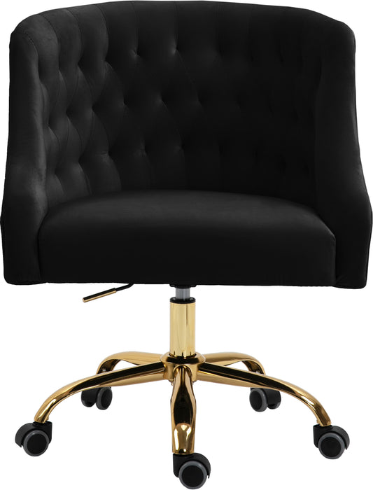 Arden - Office Chair with Gold Legs