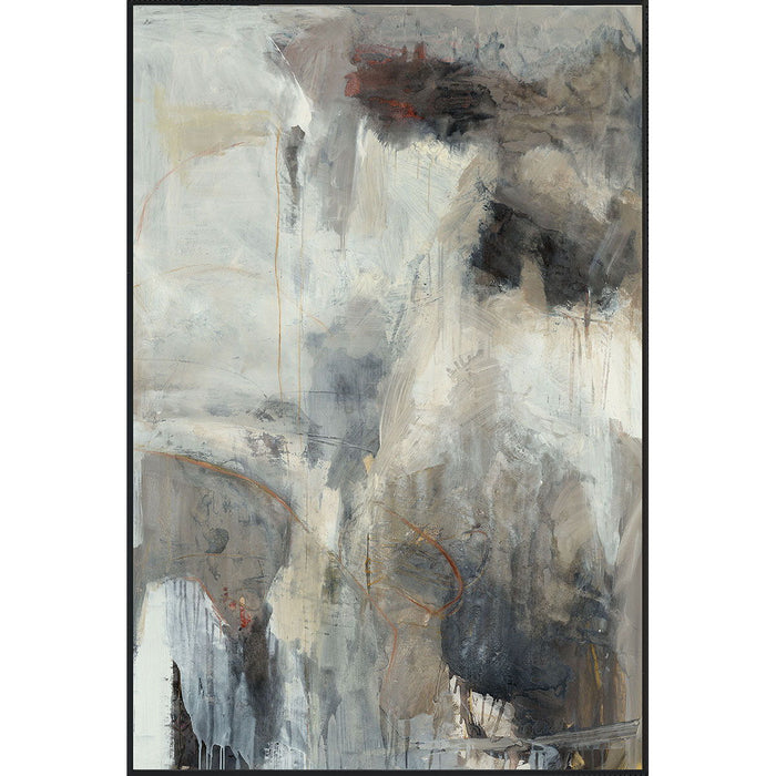 Scar - Painting 48' x 72' By Buddy Whitlock - Black