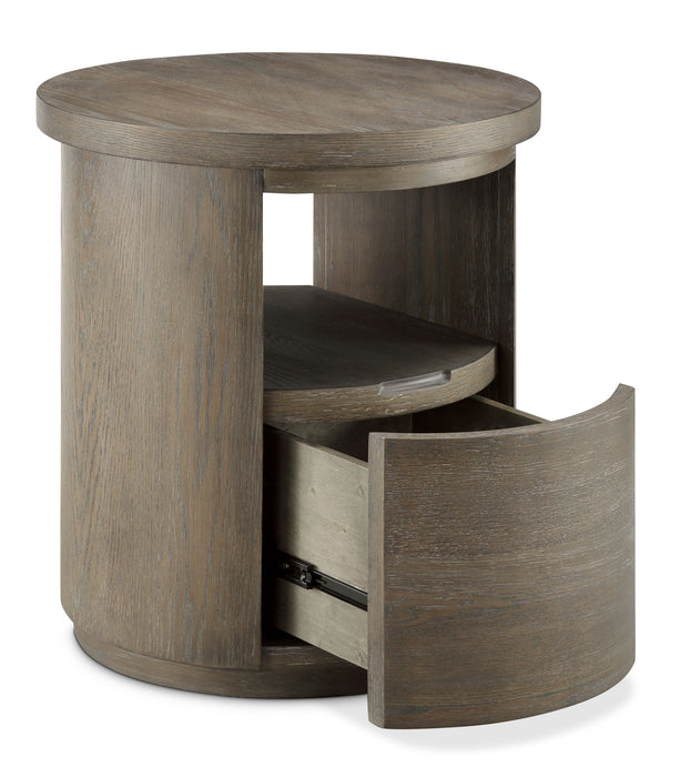 Bosley - Round End Table - Porpoise