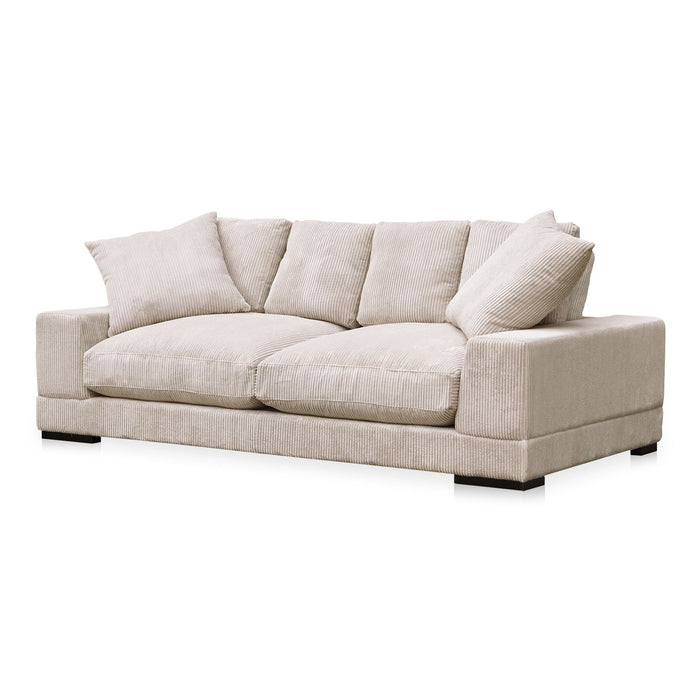 Plunge - Sofa Cappuccino - White