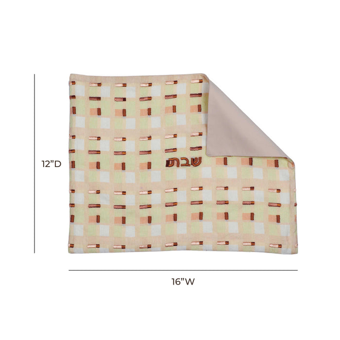 TOV - Patterned Challah Cover - Beige