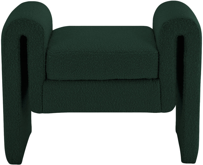 Stylus - Bench - Green - Fabric