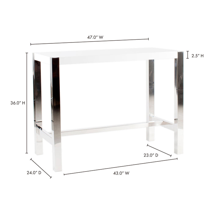 Riva - Counter Table - White