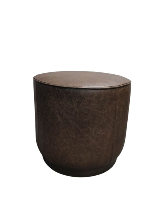 Clair - Leather Round Table