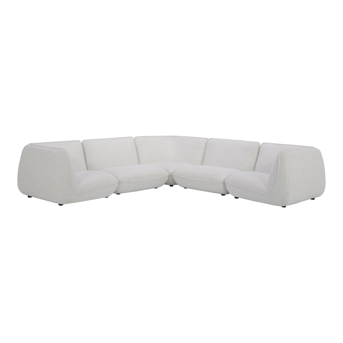 Zeppelin - Classic L Modular Sectional - White