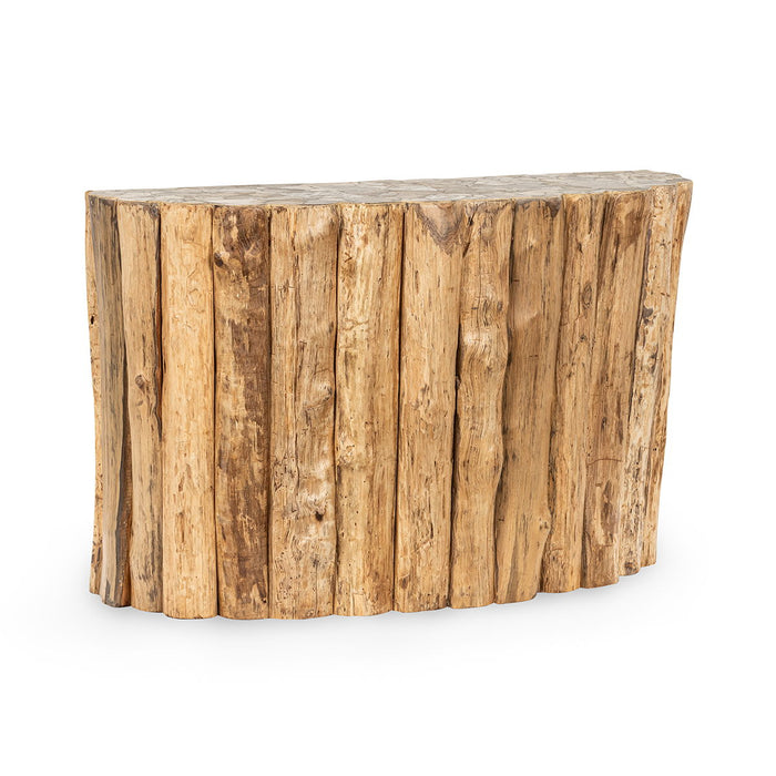 Norwest Petrified - Wood Console Table - Natural