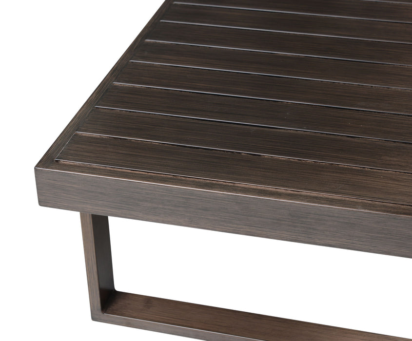 Wyatt - Patio Cocktail Table - Brown