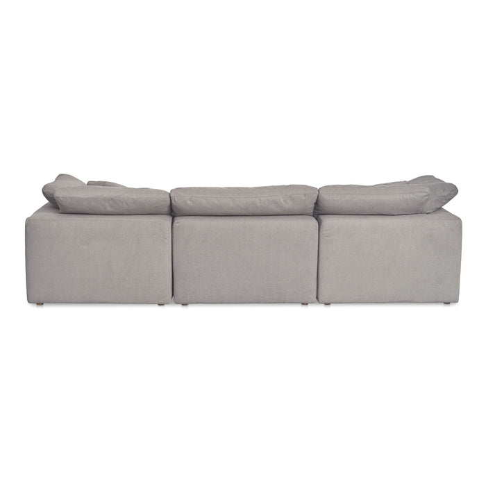 Clay - Modular Sofa Performance Fabric - Light Gray