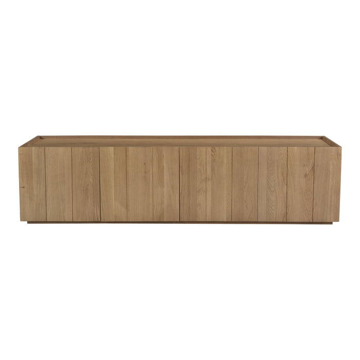 Plank - Media Cabinet Natural - Light Brown