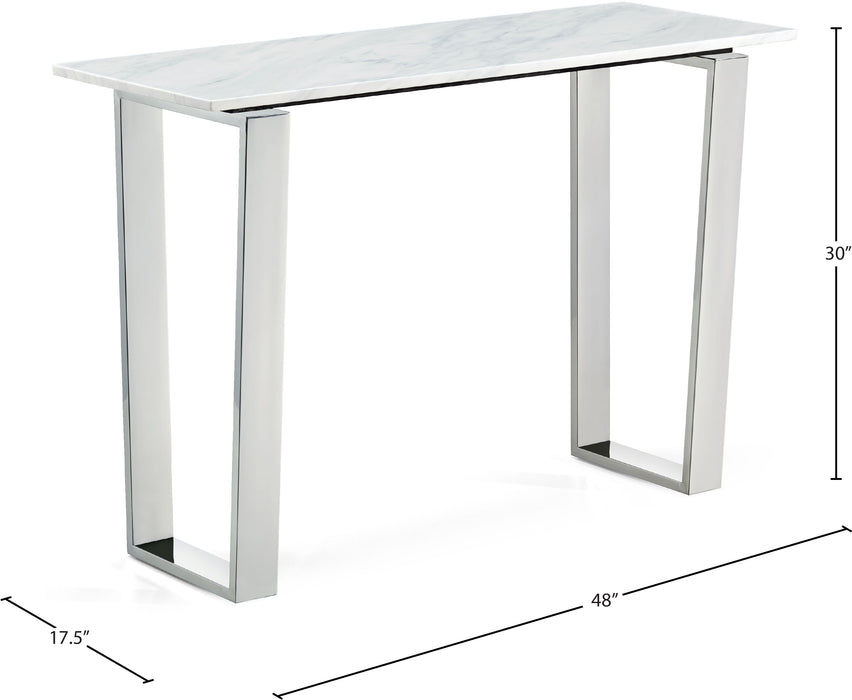 Carlton - Console Table - Pearl Silver