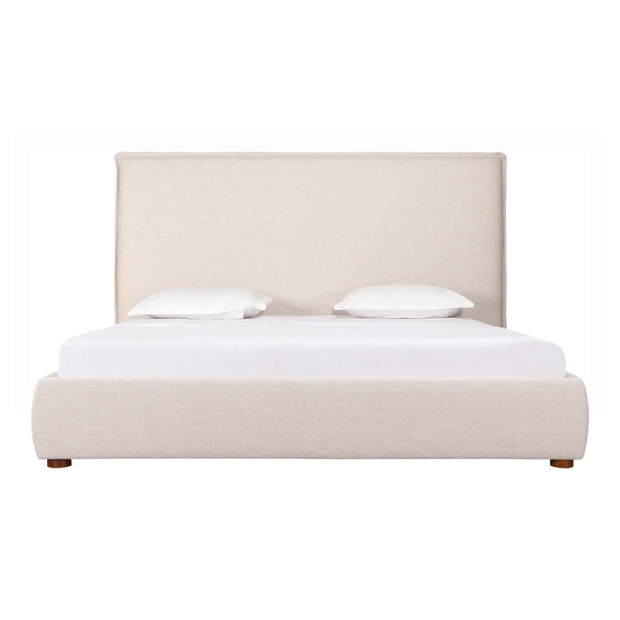 Luzon - King Bed Tall Headboard - Wheat