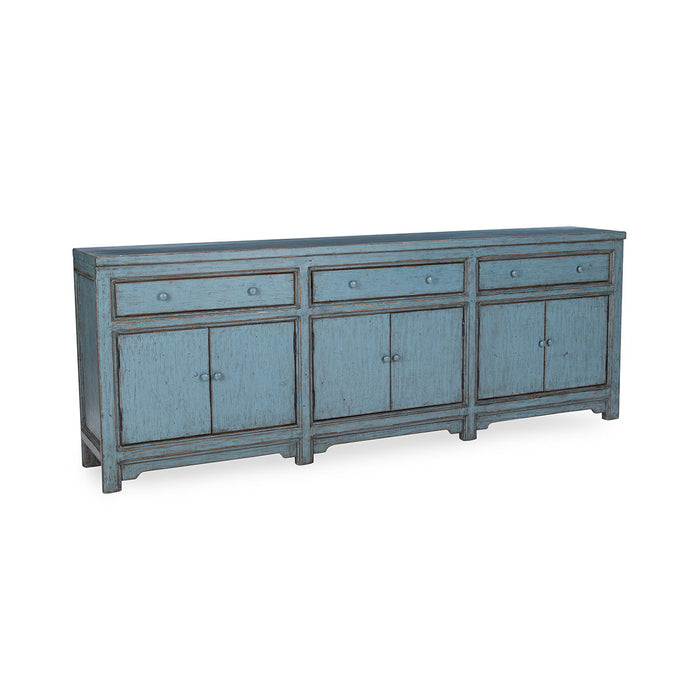 Montgomery - 3 Drawers 6 Door Cabinet - Sky Blue