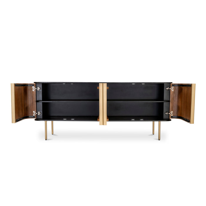 Dionne - 4 Door Sideboard - Brown