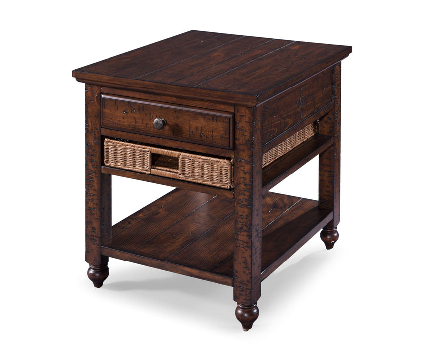 Cottage Lane - Wood Rectangular End Table - Coffee