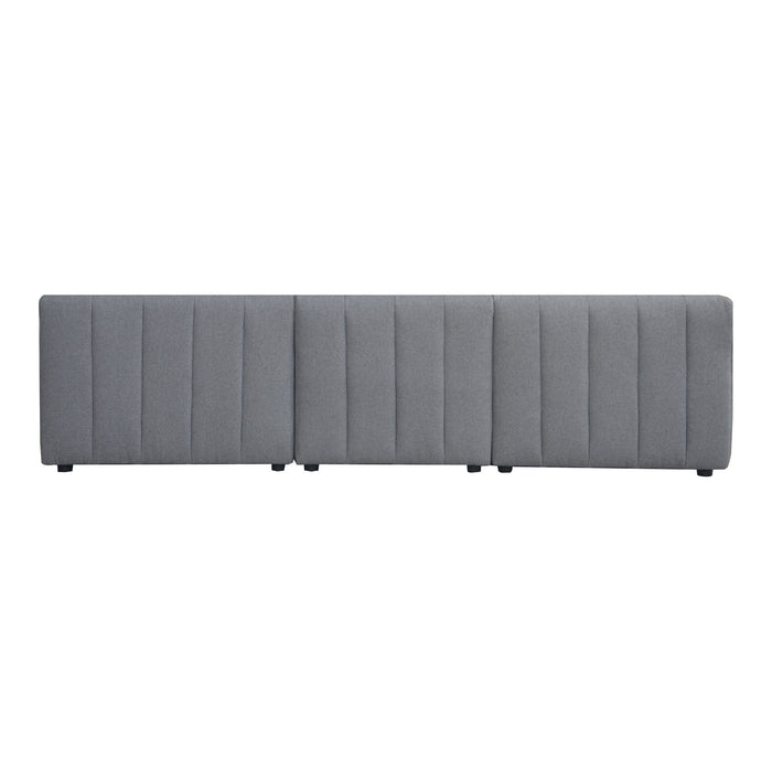 Lyric - Classic L Modular Sectional Gray - Dark Gray