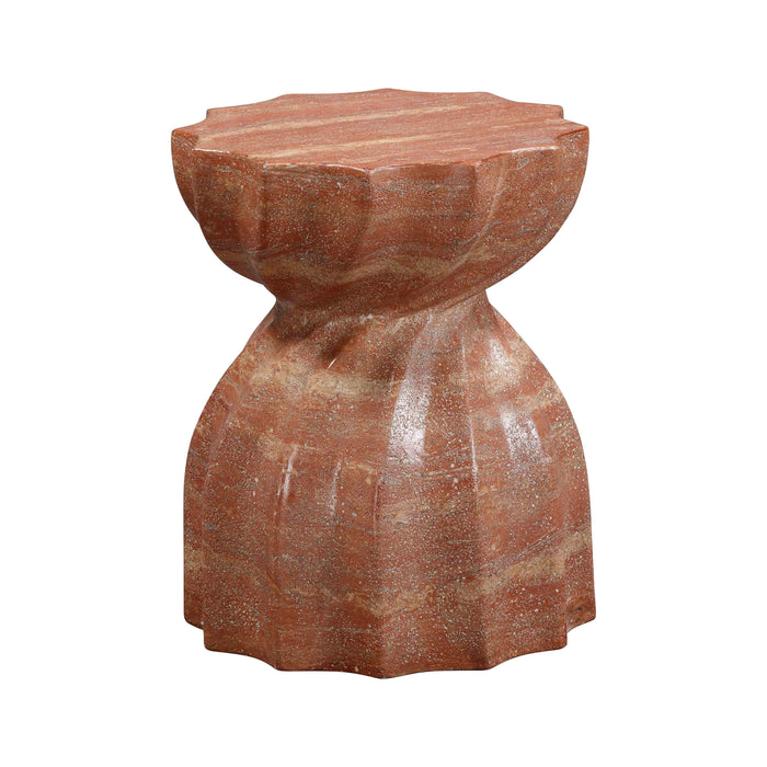 Turin - Faux Marble Indoor / Outdoor Concrete Stool