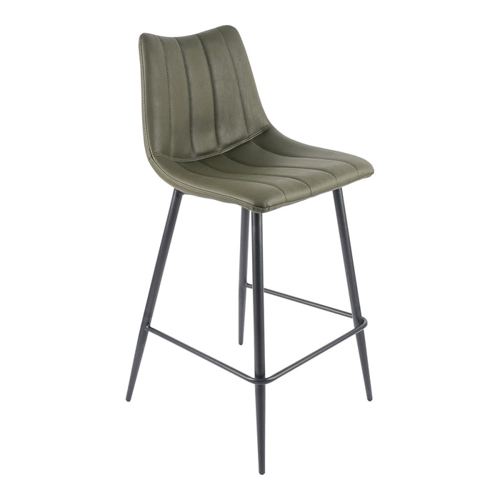 Alibi - Counter Stool Stool (Set of 2) - Dark Green