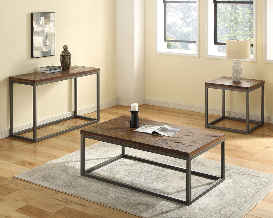 Lorenza - End Table - Brown