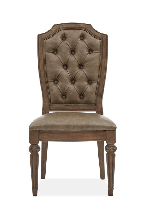 Durango - Wood Dining Side Chair With Upholstered Seat and Back (Set of 2) - Willadeene Brown