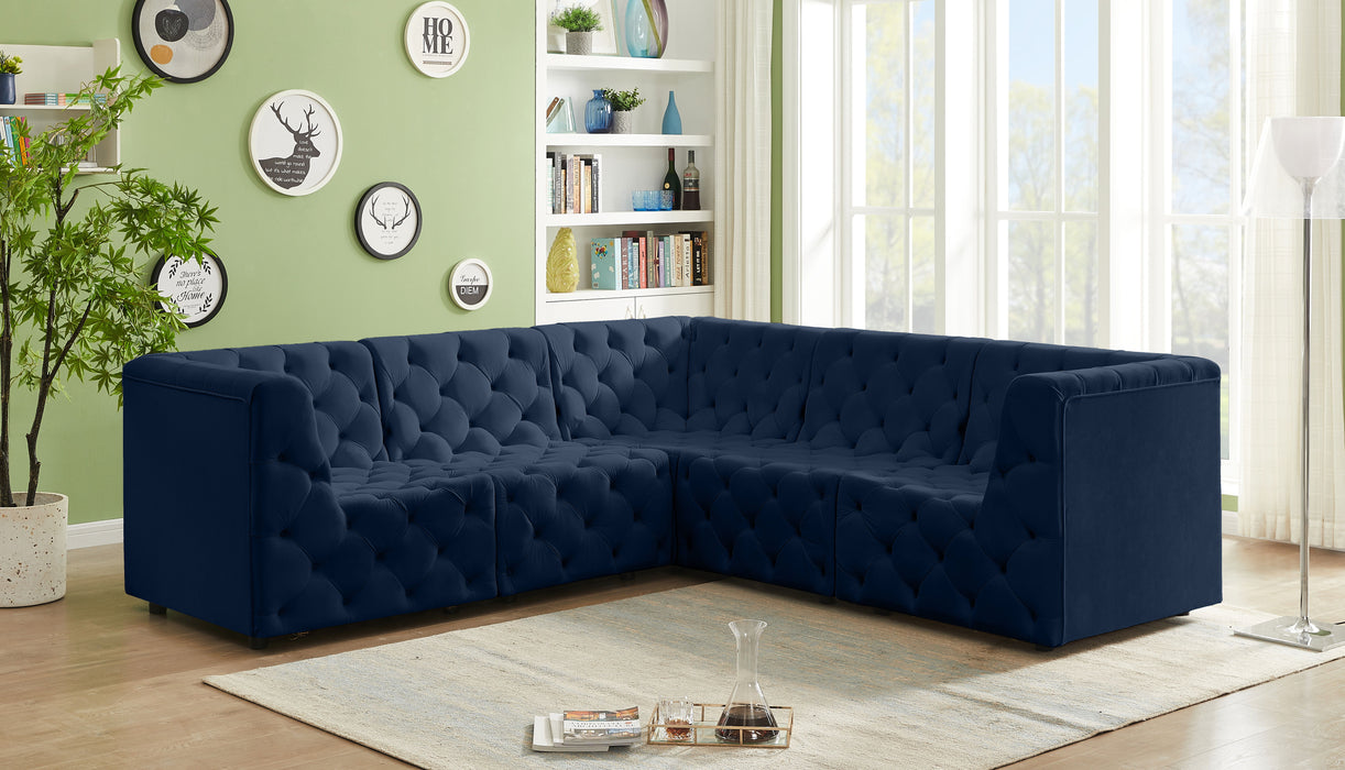 Tuft - Modular Sectional 5 Piece - Navy