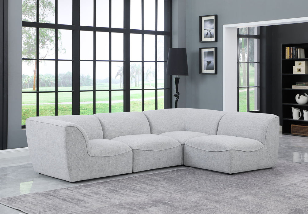 Miramar - Modular Sectional 4 Piece - Gray