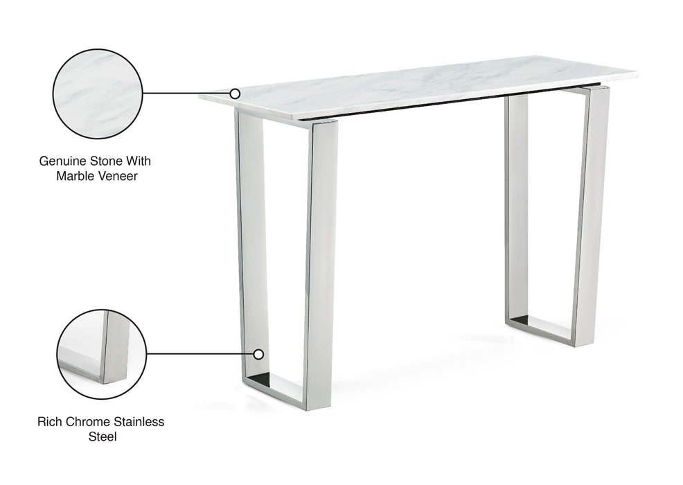 Carlton - Console Table - Pearl Silver