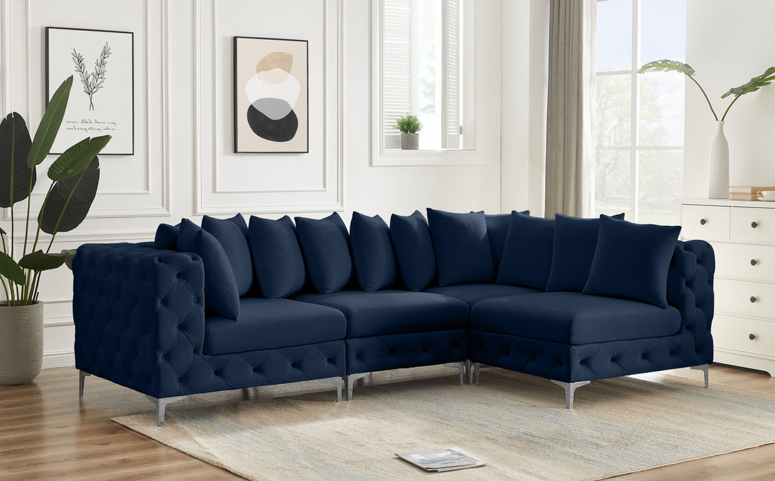 Tremblay - Modular Sectional 4 Piece - Navy