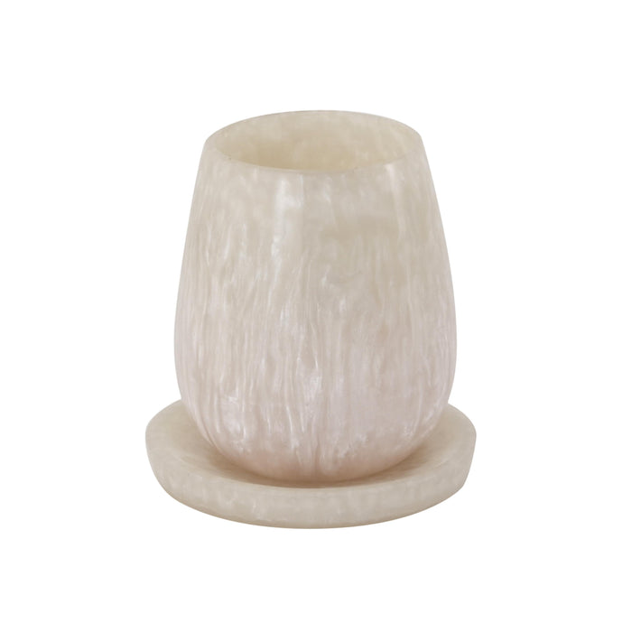 Rounded - Swirl Resin Kiddush Cup