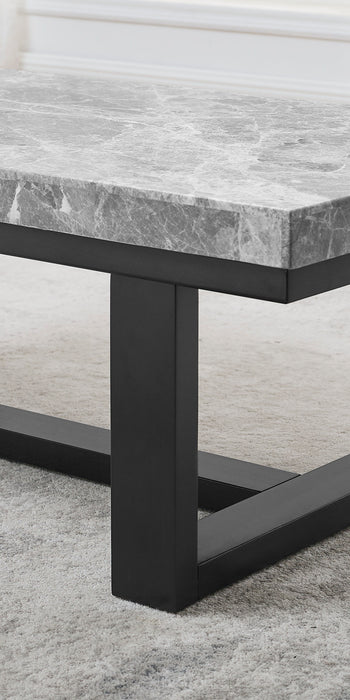 Lucca - Marble Top Coffee Table - Gray