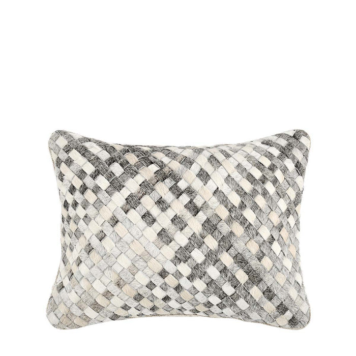 Modern Perspective - MP Bradley Hide Le Pillow - Gray