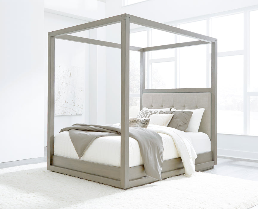 Oxford Cnp FL Bed - Minrl/Stne