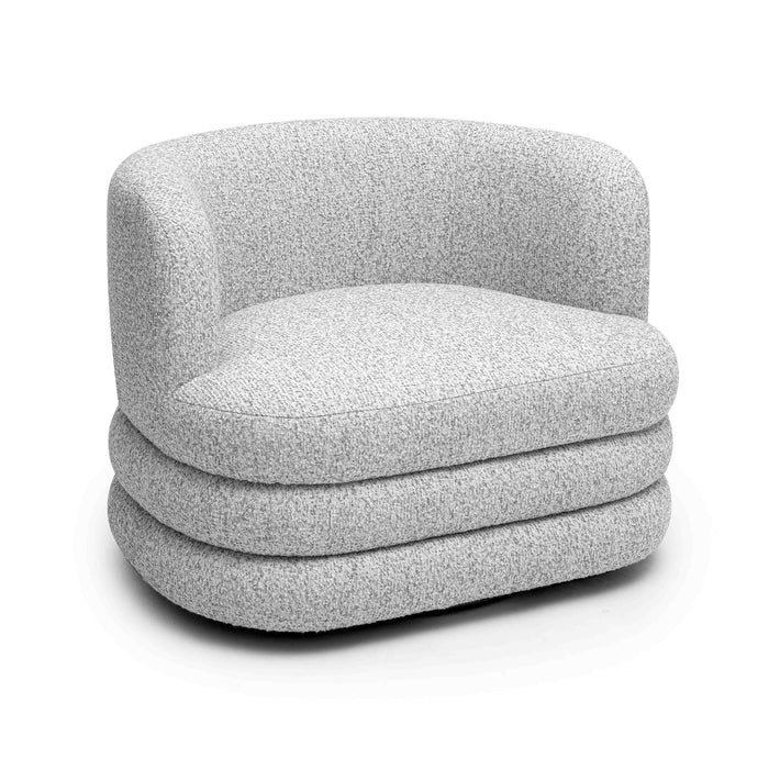 Astor - Swivel Hotel Lounge Chair - Light Gray