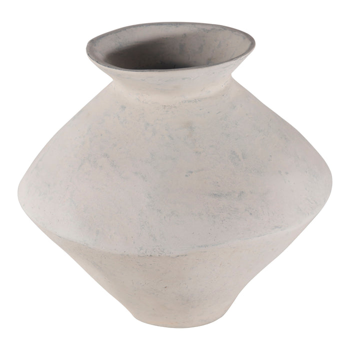 Raja - Decorative Vessel Medium - White